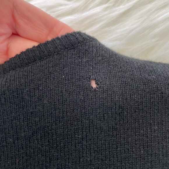 Vintage RALPH LAUREN Black Cashmere Dress - Picture 3 of 6